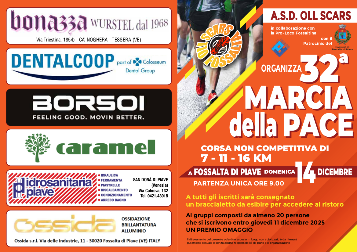 32 a Marcia della Pace